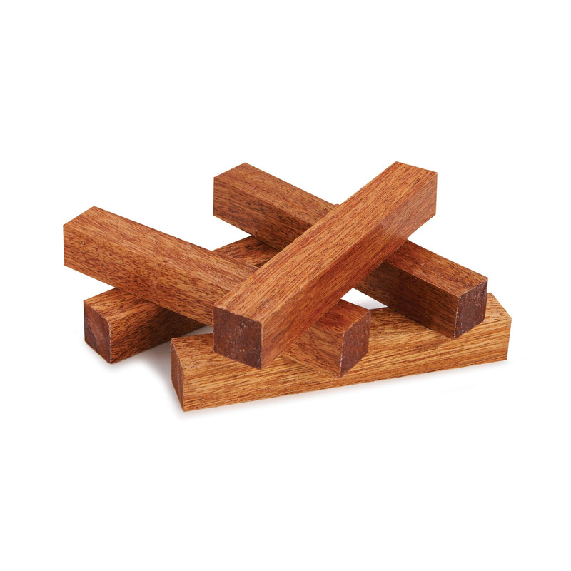 Pen Blank Pack - 3/4" x 3/4" x 5" - 5 Piece - Species:Macacaube